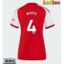 Arsenal Ben White #4 Replica Home Shirt Ladies 2026-27 Short Sleeve